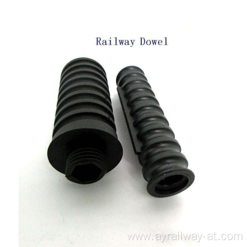 Customized Nylon Lock Dowel Nylon Plastic Dowel for Railway Spike Manufactory